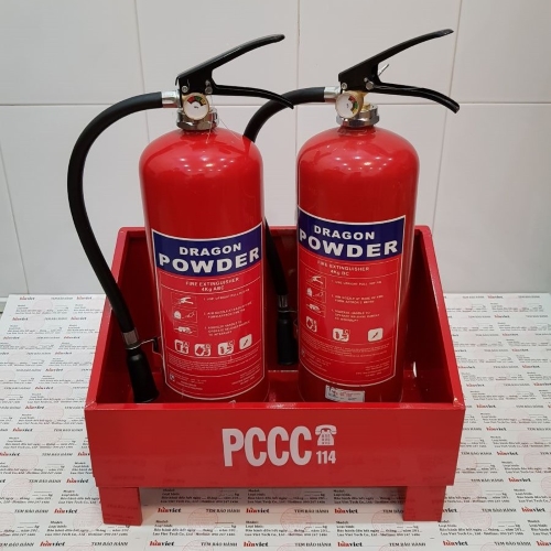 KỆ ĐỰNG 2 BÌNH CHỮA CHÁY